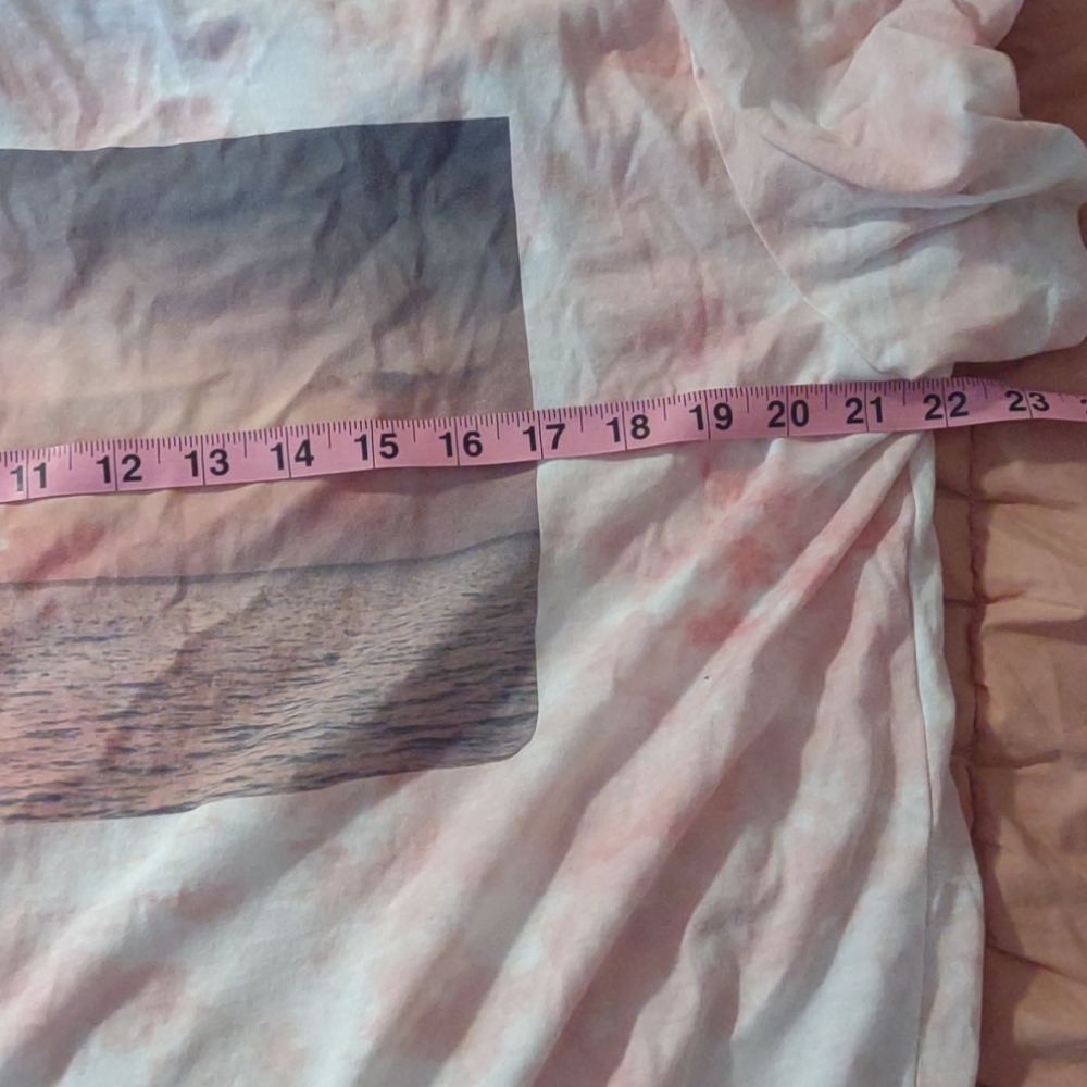 Soft sunset pink tie dye tee XL Old Navy Summer! - Picture 6 of 6